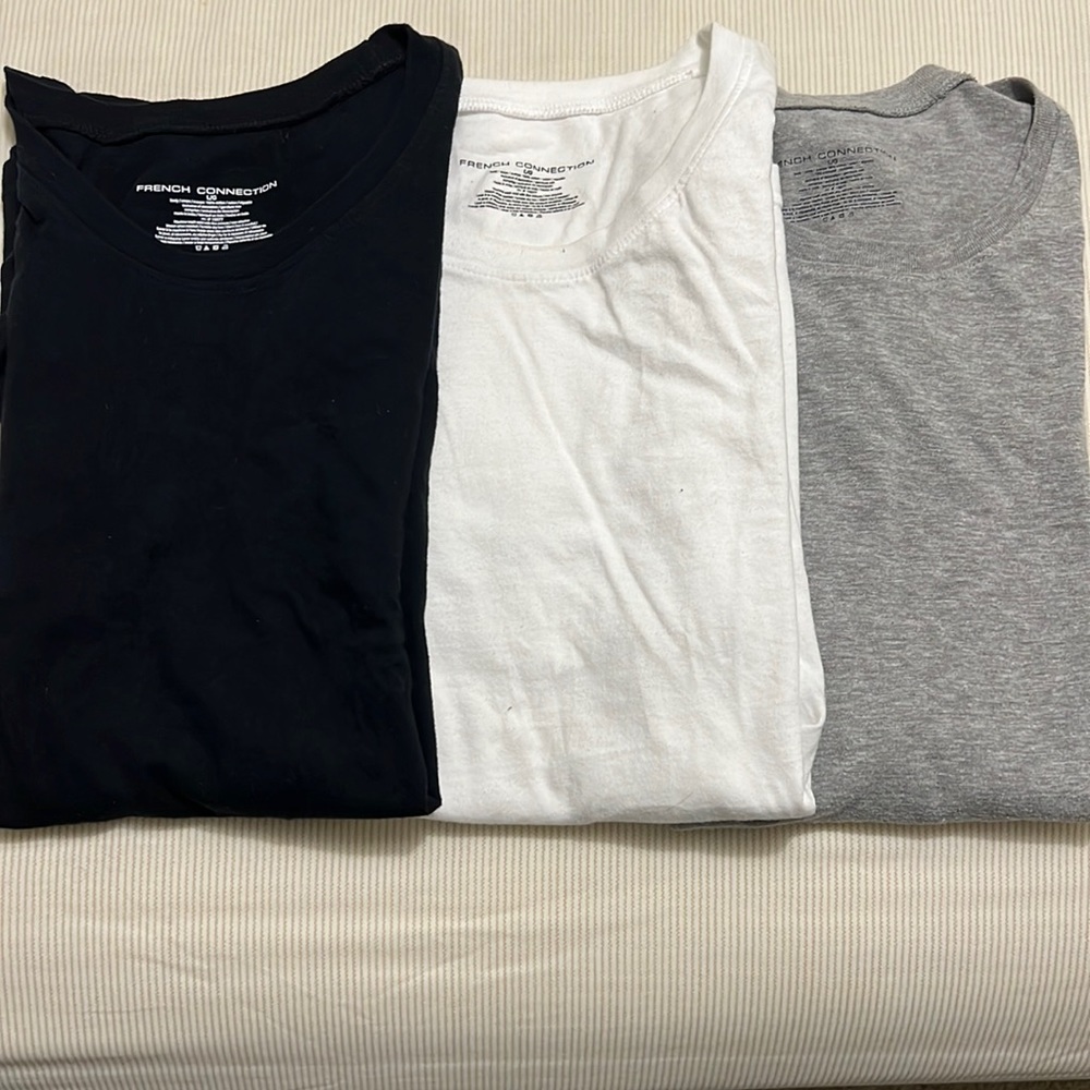 ✨Pack of 3✨ FRENCH CONNECTION T-SHIRTS